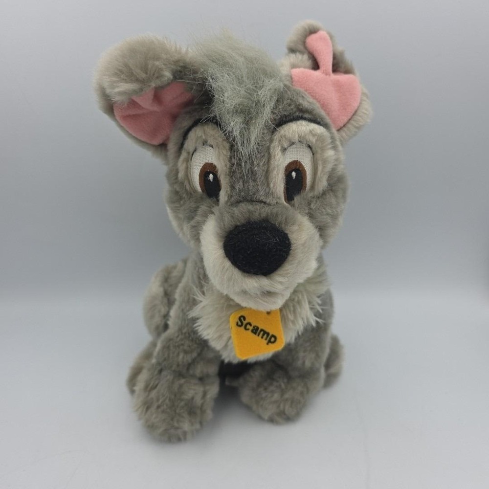 Rare Disney‎ Store The Best of Show Scamp Dog Plush from Lady and The Tramp 2